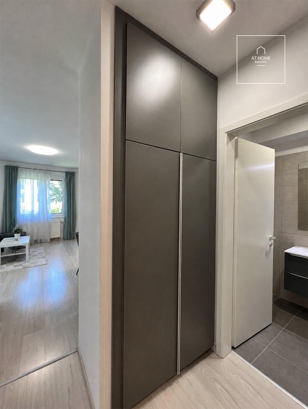 Modern apartment with a terrace  and private garden for sale in the 12th District