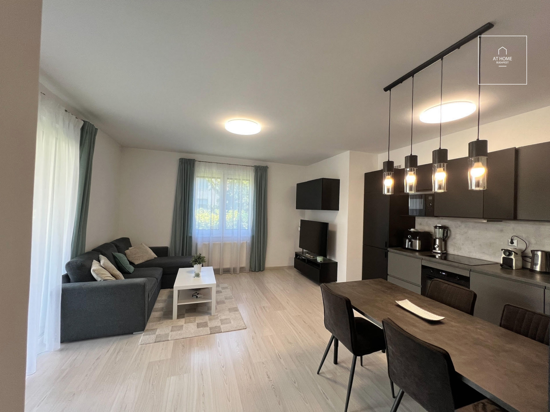 Modern apartment with a terrace  and private garden for sale in the 12th District