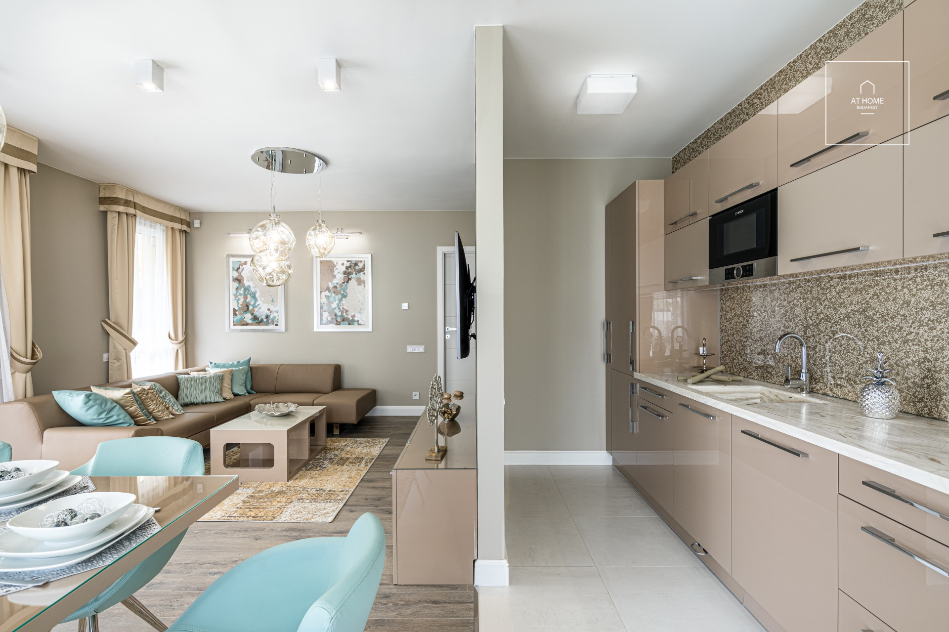 Newly built 3-bedroom luxury apartment for rent in Budapest II. district