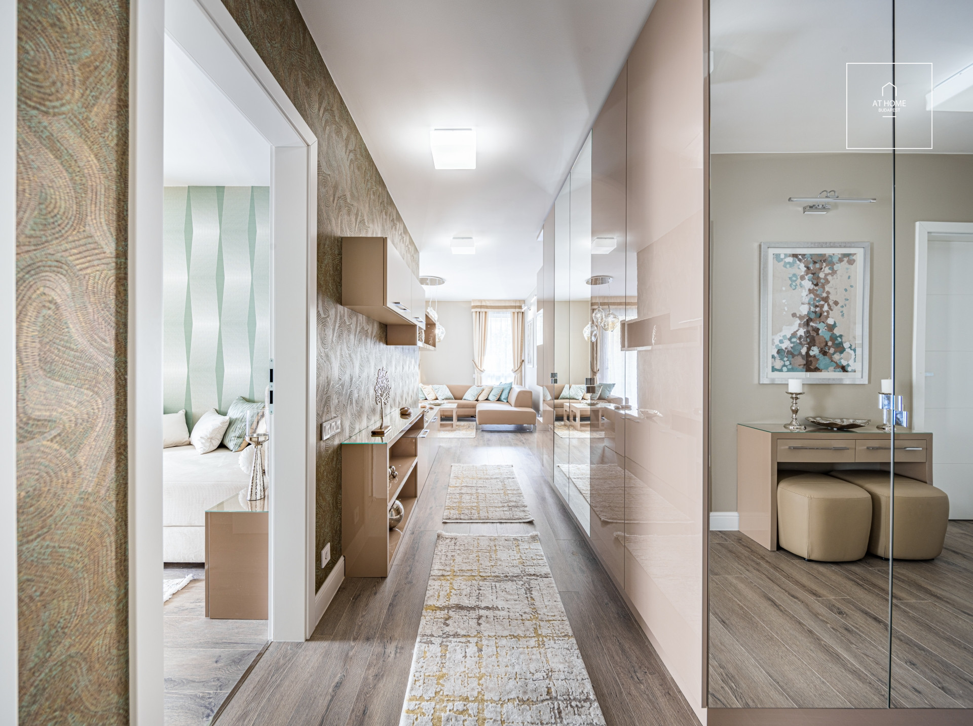 Newly built 3-bedroom luxury apartment for rent in Budapest II. district