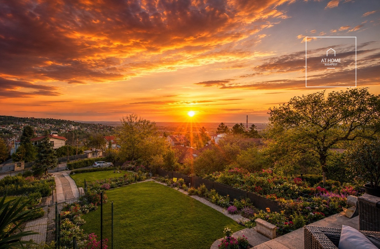 Panoramic Penthouse with Private Garden for Rent in Budapest’s District III