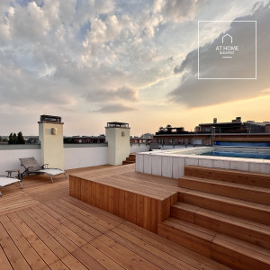 Luxury penthouse with panoramic view for sale in 11th district, Budapest