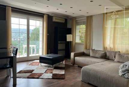 Charming apartment with panoramic view and garden connection for rent Budapest 2nd district, Pasarét