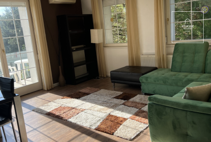 Charming apartment with panoramic view and garden connection for rent Budapest 2nd district, Pasarét